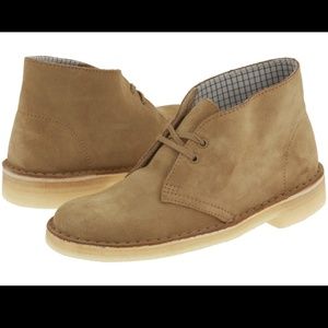 Clarks Classics Desert Boot Beige Suede Size 10